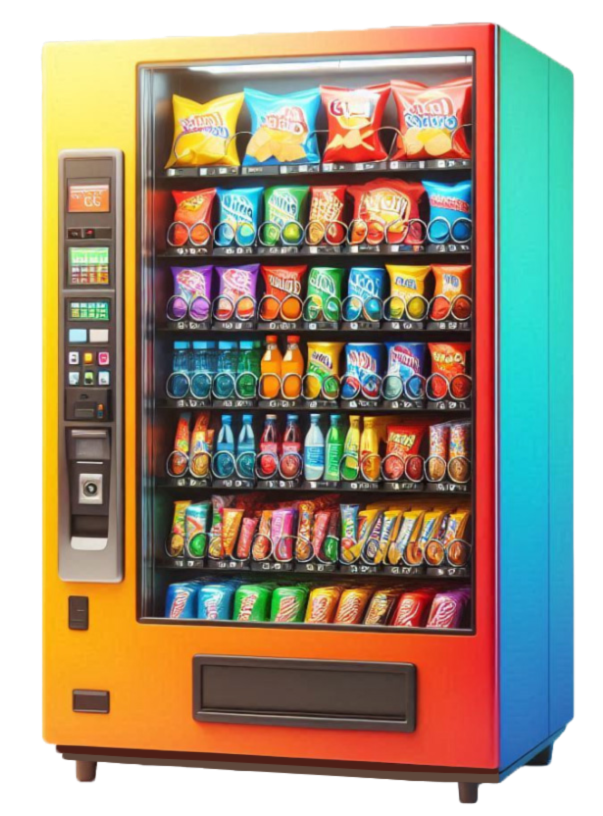 Hero Vending Machine illustration